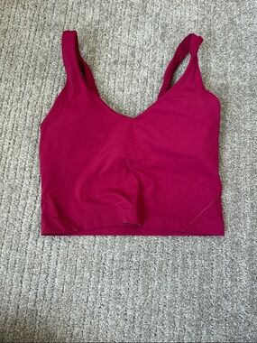 Pink lululemon align tank